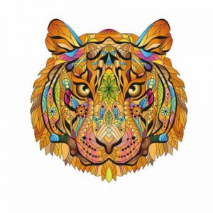 Fa puzzle – Tigris (FSC-wood)