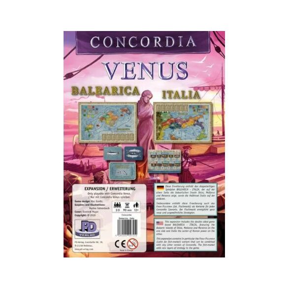 Concordia: Venus Balearica/Italia kiegészítő