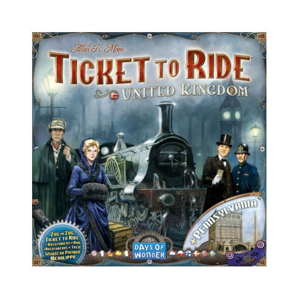 Ticket to Ride Map Collection 5: United Kingdom & Pennsylvania