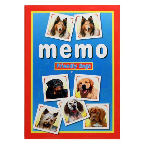 Memória játék Barátságos kutyák