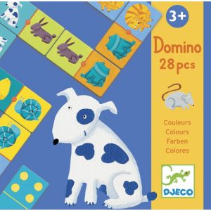 Djeco Domino - Színes állatok - Colour animals