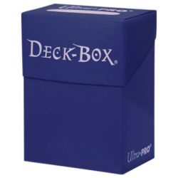 Deck Box - kártya tartó doboz - szolid kék (Ultra pro)