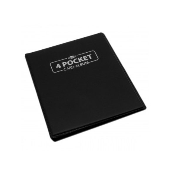 Card binder - kártya tartó mappa, fekete (4 kártyás)