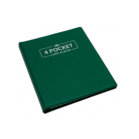 Card binder - kártya tartó mappa, zöld (4 kártyás)