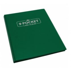 Card binder - kártya tartó mappa, zöld (9 kártyás)