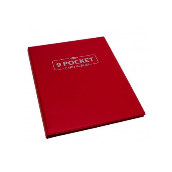 Card binder - kártya tartó mappa, piros (9 kártyás)