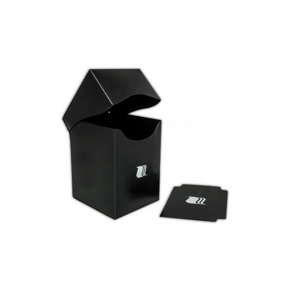 Deck Box - kártya tartó doboz - fekete (100 kártya)