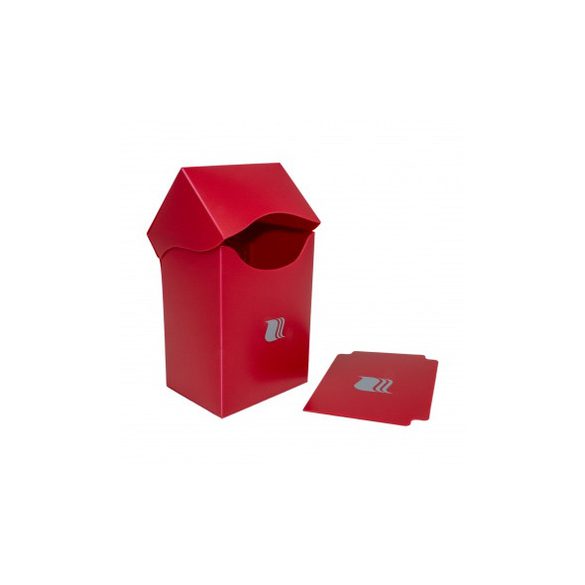 Deck Box - kártya tartó doboz - Piros (100 kártya)