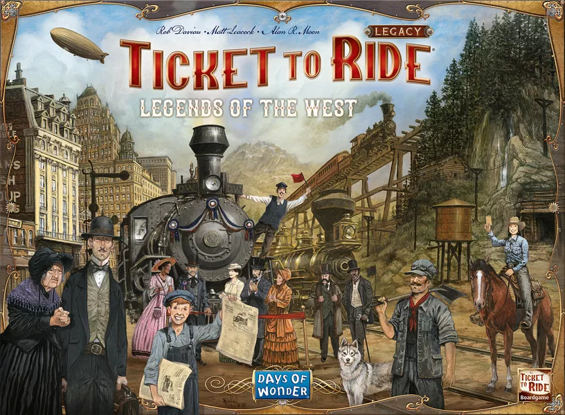 Ticket to Ride Legacy: A legendás nyugat